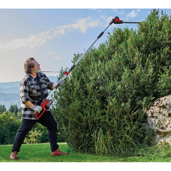 Кущоріз телескопічний акумуляторний Einhell GC-HH 18/45 Li T - Solo PX, 18В 450м, 3.5кг(без АКБ та ЗП) (3410585)