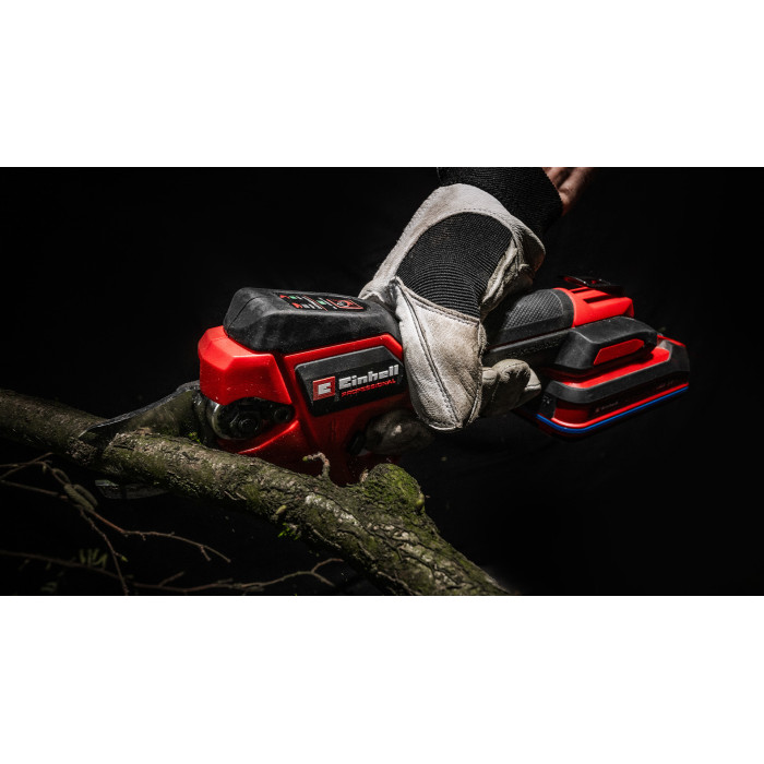 Секатор акумуляторний Einhell GP-LS 18/28 Li BL - Solo, PXC, 18В, безщітковий, товщ. 28/14 мм, сталь SK5, 0.82 кг (без АКБ і ЗП) (3408320)