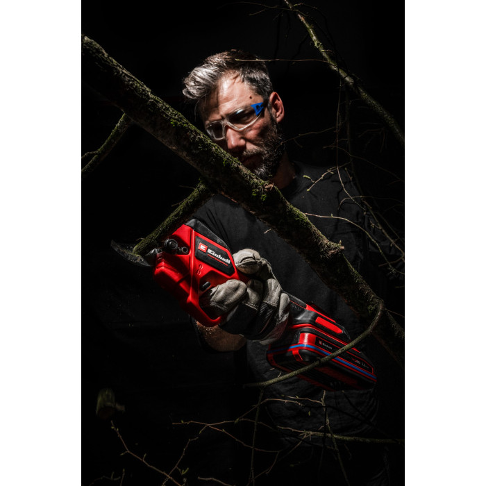 Секатор акумуляторний Einhell GP-LS 18/28 Li BL - Solo, PXC, 18В, безщітковий, товщ. 28/14 мм, сталь SK5, 0.82 кг (без АКБ і ЗП) (3408320)