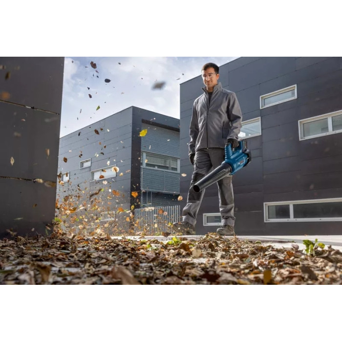 Повітродув садовий акумуляторний Bosch AdvancedLeafBlower 18В-750 198 км/год 2.8кг без АКБ і ЗП (06008D2000)