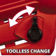 Einhell Пилосос садовий акумVENTURRO 18/210, 18В, PXC, 8000-14000 об/хв, 500 м3/год, 210 км/год, 45 л (3433625)