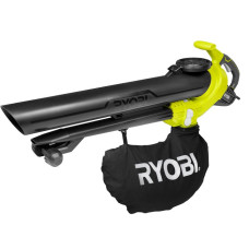 Ryobi Повітродув-пилосос RBV3000CESV з подрібнювачем, 3кВт, 16 куб.м/хв, 375 км/год (5133002190)