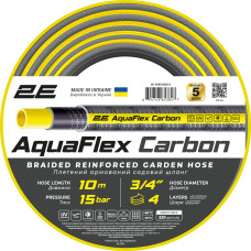 2E Шланг садовий AquaFlex Carbon 3/4" 10м 4 шари 20бар -10…+60°C (2E-GHE34GE10)
