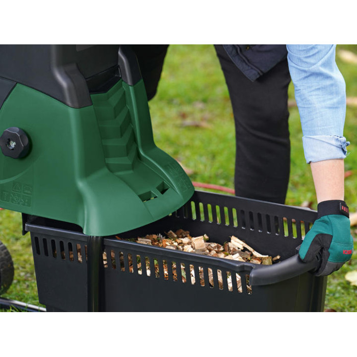 Подрібнювач садовий Bosch AXT22D 2200Вт 40 об/хв 38мм 53 л. 31.3кг ріжуча система Turbine-Cut низькошумний (0600803003)