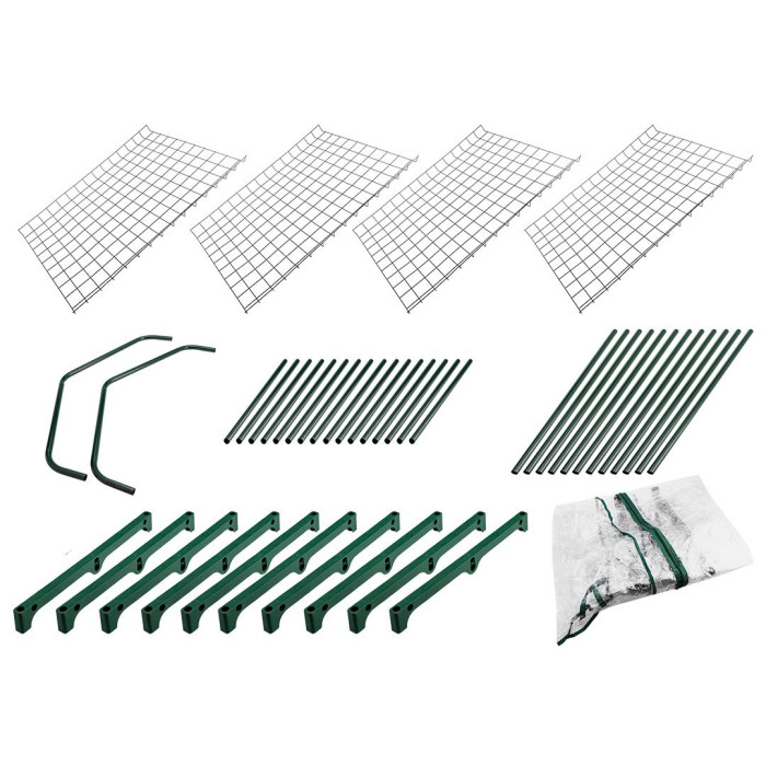 Neo Tools Парник складаний 160х69х49, 4 полиці, ПВХ плівка, прозорий (15-901)