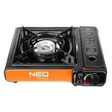 Neo Tools Плитка газова портативна, 2.1кВт, п’єзорозпал, 150г/год, кейс (20-050)