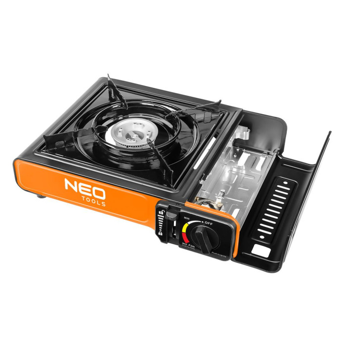 Neo Tools Плитка газова портативна, 2.1кВт, п’єзорозпал, 150г/год, кейс (20-050)