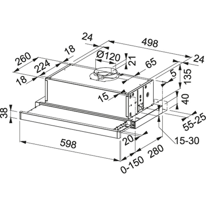 Franke Smart Telescopic FSM 601 [WH/GL] (3150489957)
