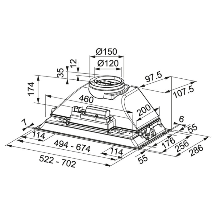 Franke Inca Smart FBI 525 XS (3050599507)