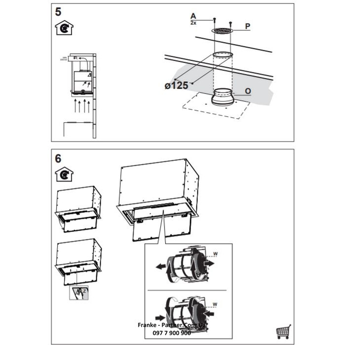 Franke Витяжка вбудовувана Box Flush EVO нерж (3050665361)