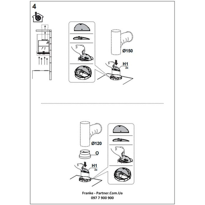 Franke Витяжка вбудовувана Box Flush EVO нерж (3050665361)