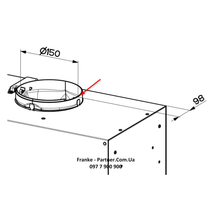 Franke Витяжка вбудовувана Box Flush EVO нерж (3050665361)