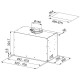Franke Витяжка вбудовувана Box Flush EVO, 52см, 1035м3г, FBFE BK MATT A52, чорний матовий (3050665364)