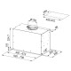 Franke Витяжка вбудовувана Box Flush EVO, 52см, 1035м3г, FBFE XS A52, нерж (3050665359)