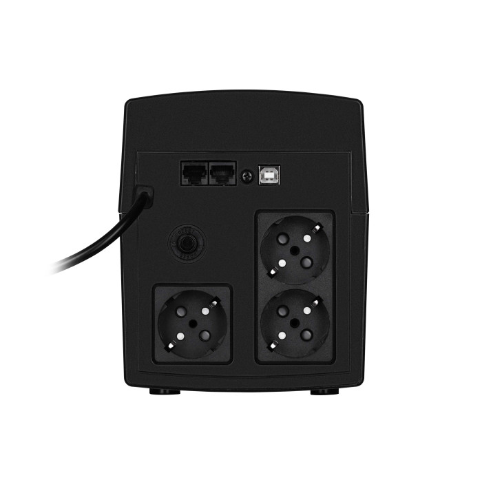 2E Джерело безперебійного живлення DD1200, 1200VA/720W, LCD, USB, 3xSchuko (2E-DD1200)