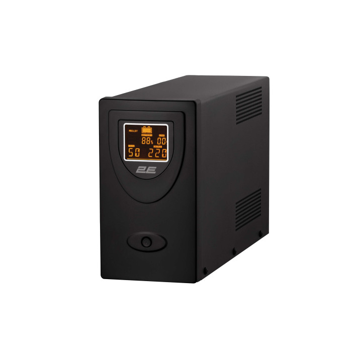 2E Джерело безперебійного живлення DD2000, 2000VA/1200W, LCD, USB, 2xSchuko (2E-DD2000)