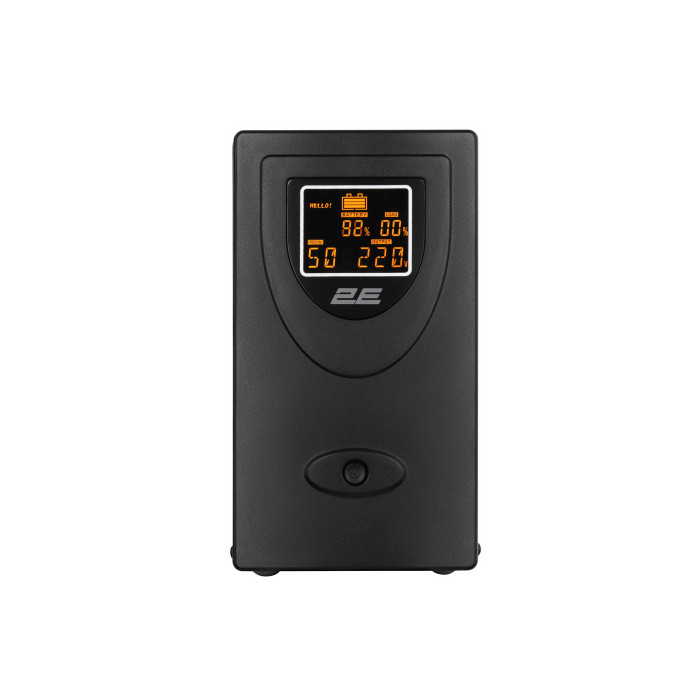 2E Джерело безперебійного живлення DD2000, 2000VA/1200W, LCD, USB, 2xSchuko (2E-DD2000)