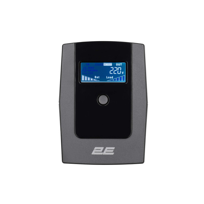 2E Джерело безперебійного живлення DD650, 650VA/360W, LCD, USB, 2xSchuko (2E-DD650)