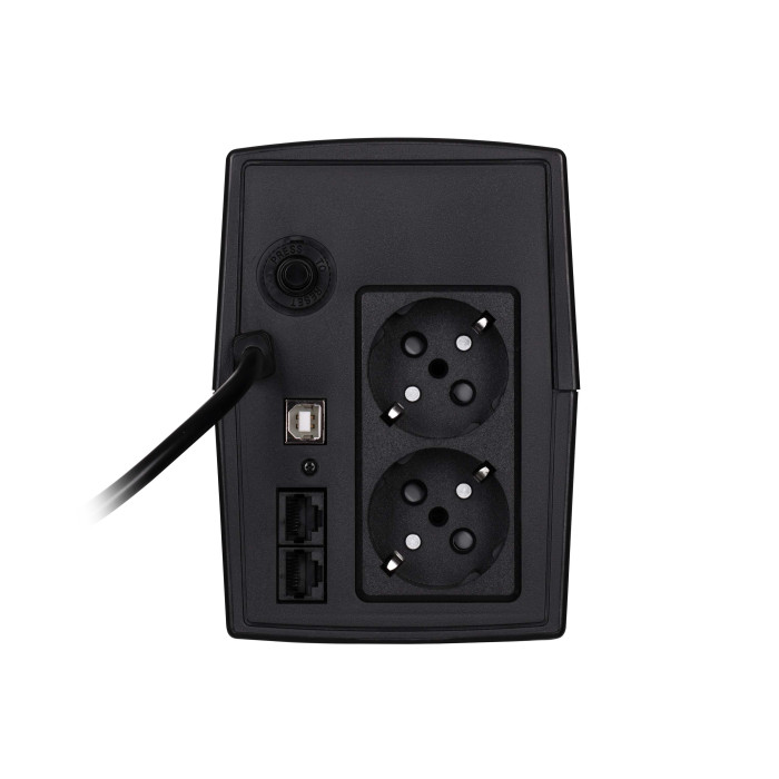 2E Джерело безперебійного живлення DD650, 650VA/360W, LCD, USB, 2xSchuko (2E-DD650)