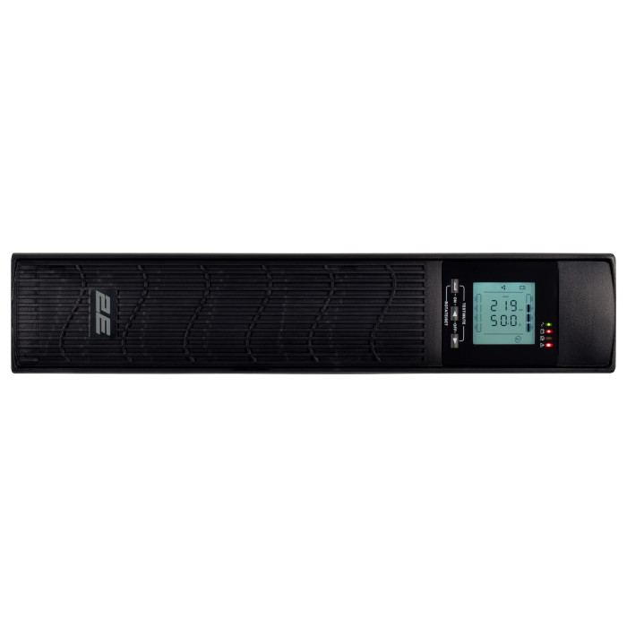 2E Джерело безперебійного живлення PS1000RT, 1000VA/800W, RT2U, LCD, USB, 2xSchuko+1xC13 (2E-PS1000RT)
