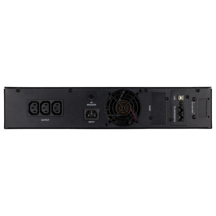 2E Джерело безперебійного живлення PS1000RT, 1000VA/800W, RT2U, LCD, USB, 2xSchuko+1xC13 (2E-PS1000RT)