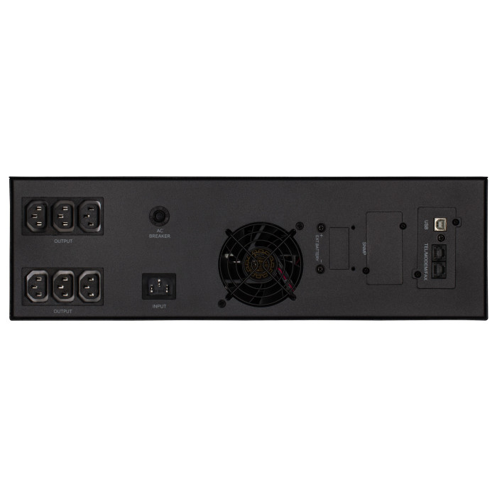 2E Джерело безперебійного живлення PS3000RT, 3000VA/2400W, RT3U, LCD, USB, 3xC13, 3xSchuko (2E-PS3000RT)