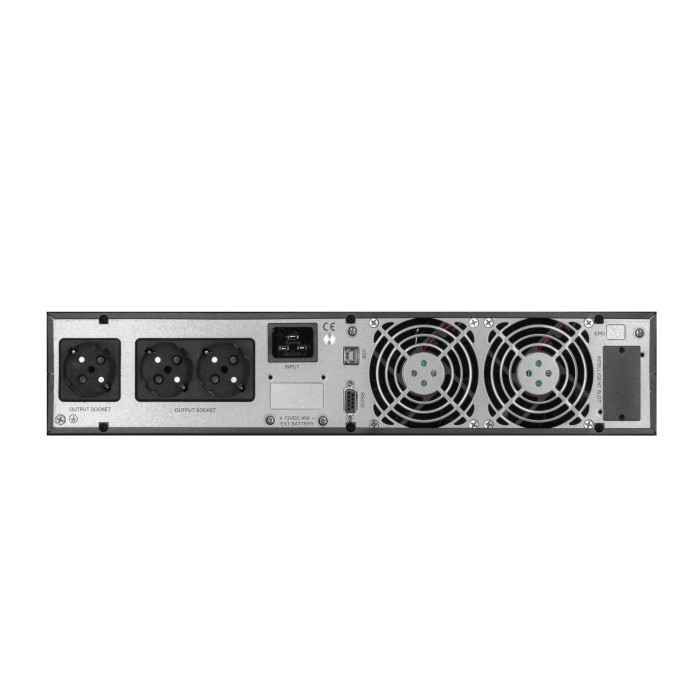 2E Джерело безперебійного живлення OD3000RT, 3000VA/2700W, RT2U, LCD, USB, 4xSchuko (2E-OD3000RT)