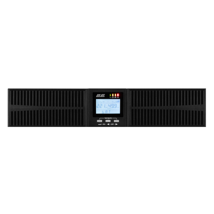 2E Джерело безперебійного живлення SD10000RTL, 10kVA/10kW, RT4U, LCD, USB, на зовнішні АКБ, Terminal in&out (2E-SD10000RTL)