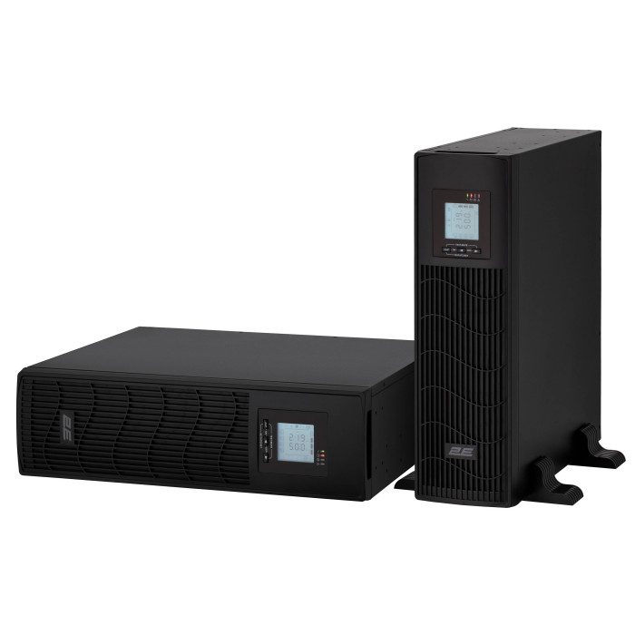 2E Джерело безперебійного живлення PS3000RT, 3000VA/2400W, RT3U, LCD, USB, 3xC13, 3xSchuko (2E-PS3000RT)