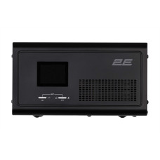 2E Інвертор HI1000, 1000W, 12V - 230V, LCD, AVR, 2xSchuko + DC output (2E-HI1000)