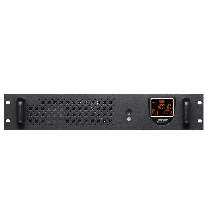 2E Джерело безперебійного живлення RE850, 850VA/480W, RM 2U, LCD, USB, 2xSchuko (2E-RE850)