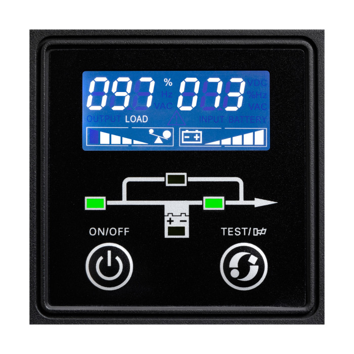 Eaton Джерело безперебійного живлення 9E, 1000VA/800W, LCD, USB, RS232, 4xC13 (9E1000I)