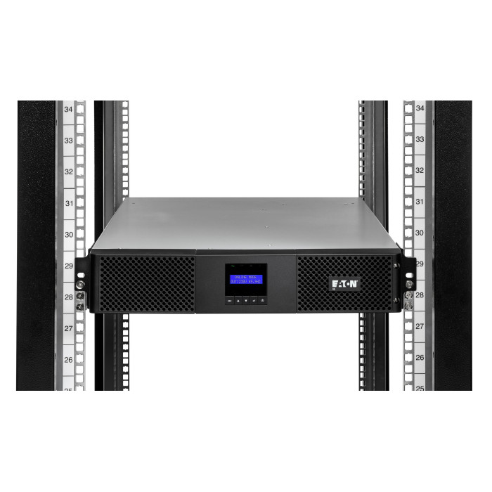 Eaton Джерело безперебійного живлення 9E, 1000VA/900W, RM 2U, LCD, USB, RS232, 4xC13 (9E1000IR)