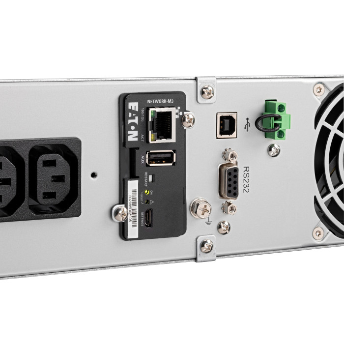 Eaton Джерело безперебійного живлення 9E, 3000VA/2700W, RM 2U, LCD, USB, RS232, 6xC13, 1xC19 (9E3000IR)