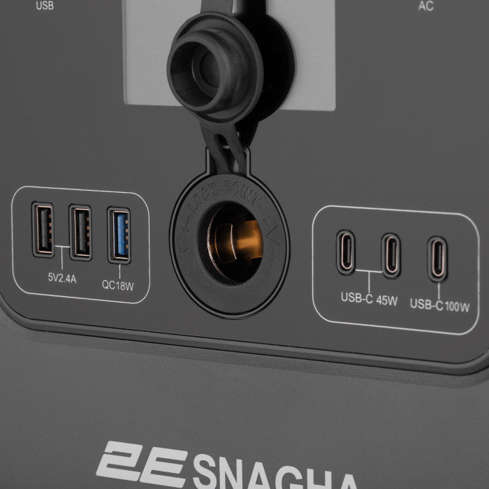 2E Портативна електростанція Snagha 2, 1200 Вт, 1050 Вт/год, швидка зарядка (2E-PPS1210-2)