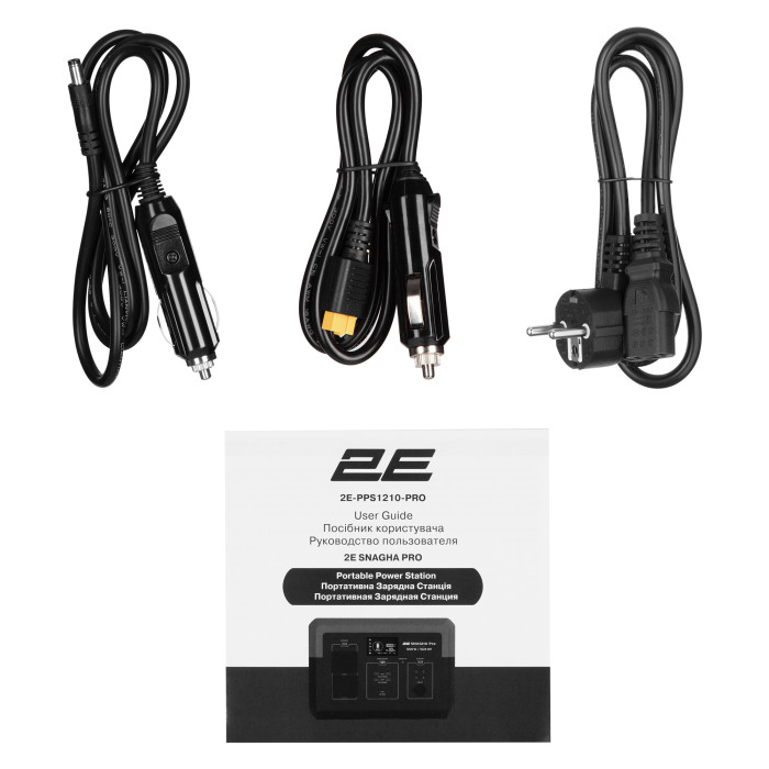 2E Портативна електростанція Snagha PRO, 1200 Вт, 1024 Вт/год, WiFi/BT, швидка зарядка (2E-PPS1210-PRO)
