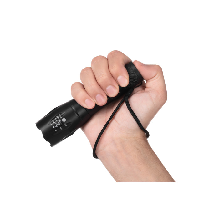 2E Ліхтар ручний акумуляторний FLYB1812 BI, Micro-USB, 1200мА•год, 1200лм, 10Вт, 4 функції освітлення (2E-FLBL1812BI)