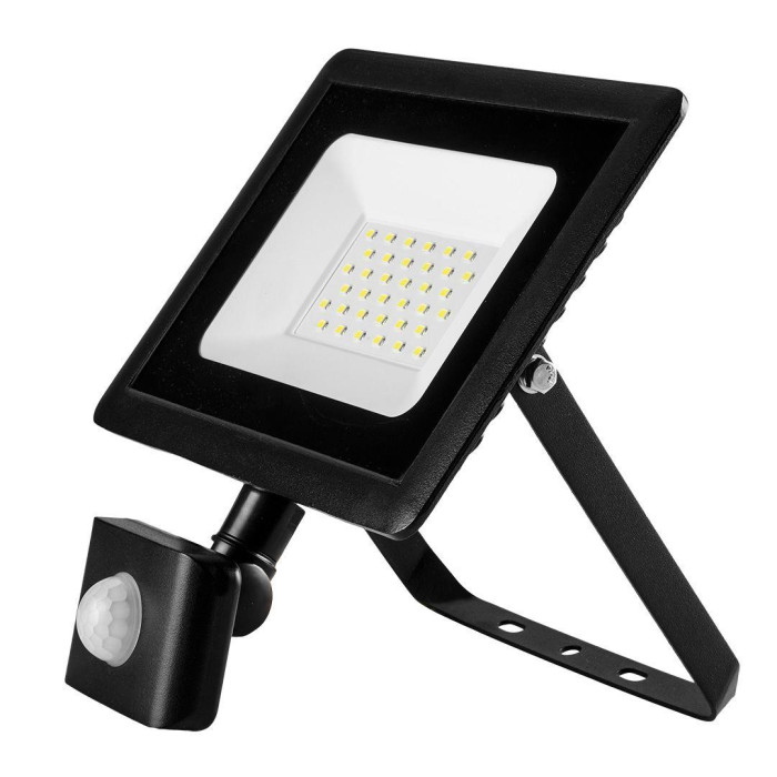 Neo Tools Прожектор, 2400 люмен, 30Вт, 220, SMD LED, датчик руху, кабель 0.15 м без вилки, алюміній, IP65 (99-049)