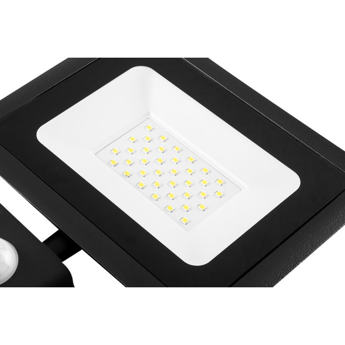 Neo Tools Прожектор, 2400 люмен, 30Вт, 220, SMD LED, датчик руху, кабель 0.15 м без вилки, алюміній, IP65 (99-049)