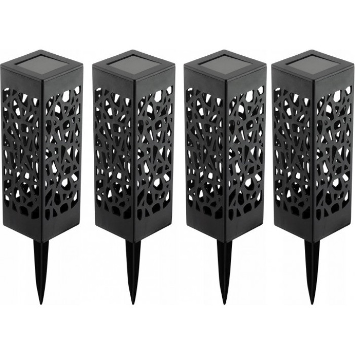 Neo Tools Сонячний садовий світильник NEO, 600мАг 3.7 Ni-MH, 0,3Вт, 10 лм, LED SMD, IP44, 4 шт. (99-058)