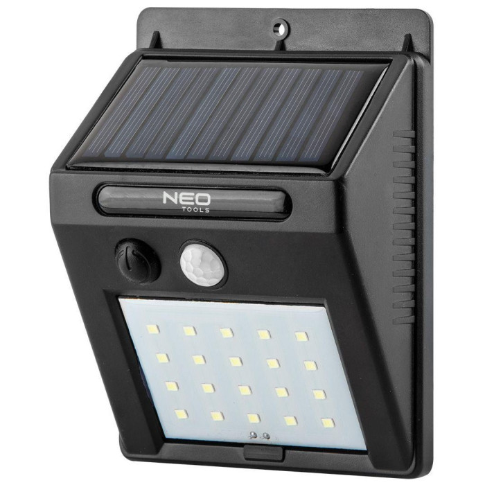 Neo Tools Прожектор, живлення від сонячного світла, 250 лм, 1200 мАг, 3.7 Li-Ion (99-055)