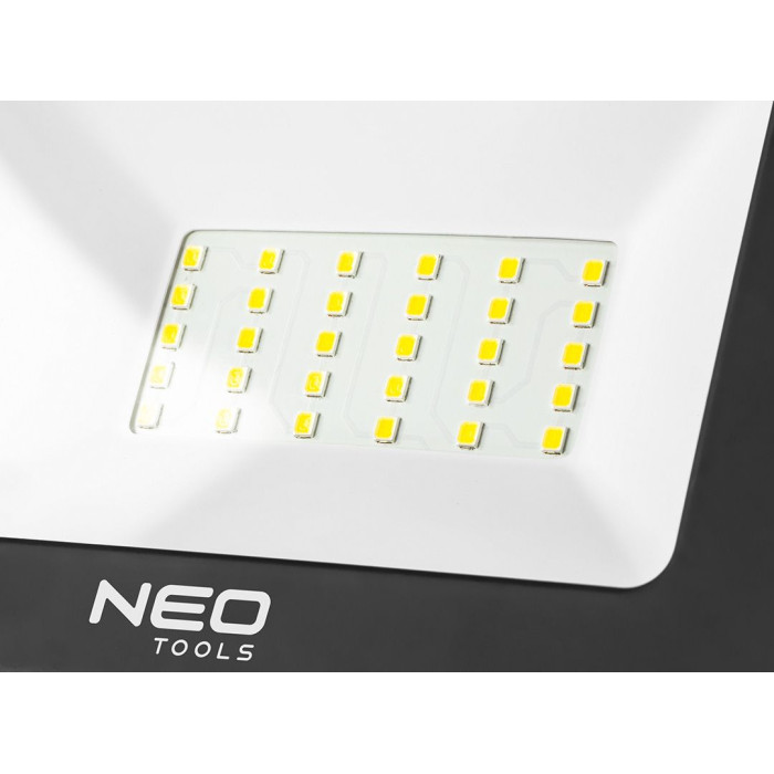 Neo Tools Прожектор, 220В, 5400лм, 2х30Вт, кабель 3м з вилкою, на штативі 1.8м, алюміній, IP65 (99-061)