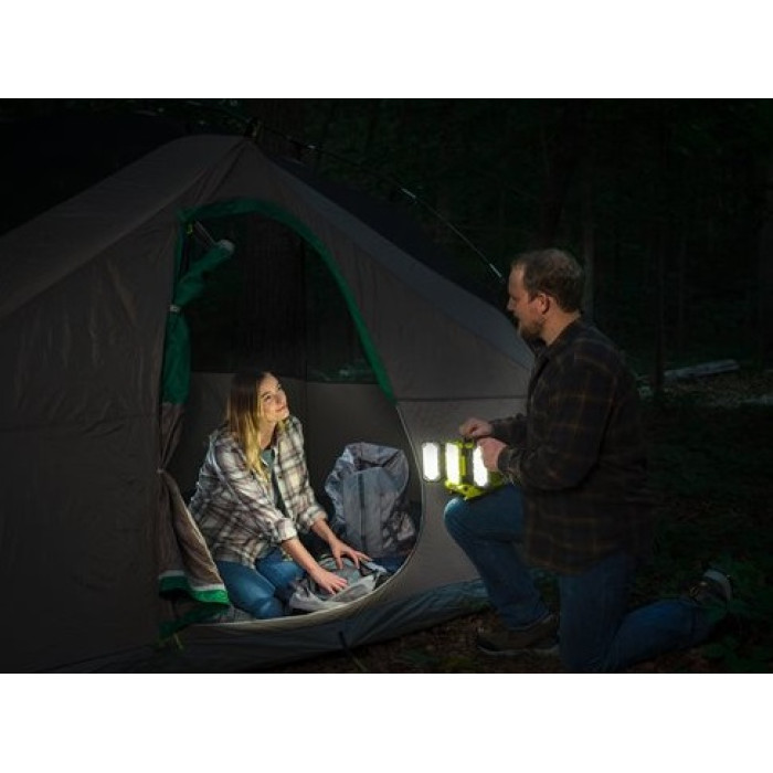 Ryobi Прожектор гібридний панельний ONE+ RLPH18-0 18В/220В Hybrid 3 LED панелі 3000лм 3 режими яскравості (без АКБ та ЗП) (5133005397)