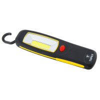 Topex Ліхтар ручний на батарейках, AAAx3, 3Вт, магніт, гачок (94W245)