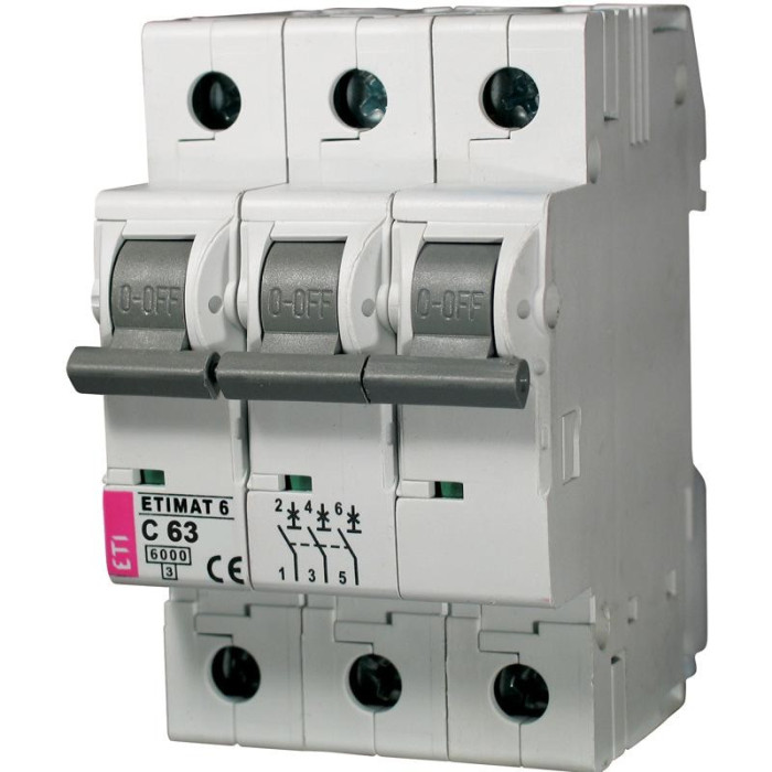 ETI ETIMAT 10 3p C 63А (6 kA) (2135722)