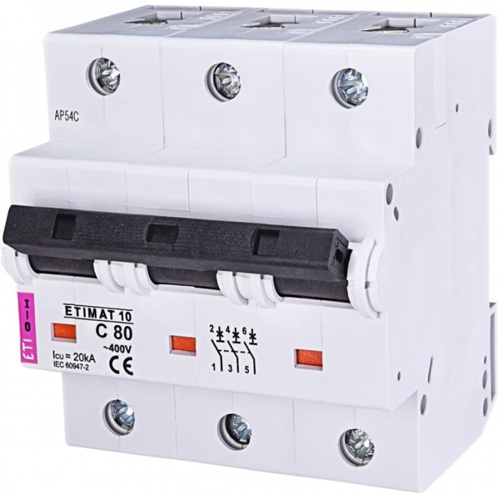 ETI ETIMAT 10 3p C 80А (20 kA) (2135731)