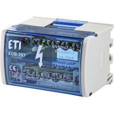 ETI Блок розподільчий 2p, L+PE/N 1102300 (1102300)