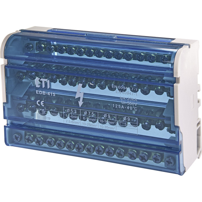 ETI Блок розподільчийEDB-415 4p, 3L+PE/N, 125A (1102305)