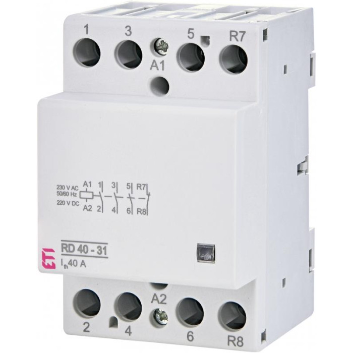 ETI Контактор модульний ETI 2464020 RD 40-31 230V AC/DC (2464020)