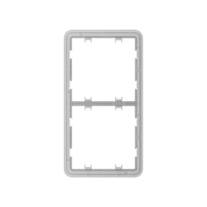 Ajax Рамка для вимикача на 2 секції Frame 2 seats for LightSwitch Vertical (000037733)